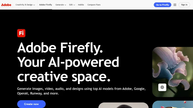 Screenshot of Adobe Firefly