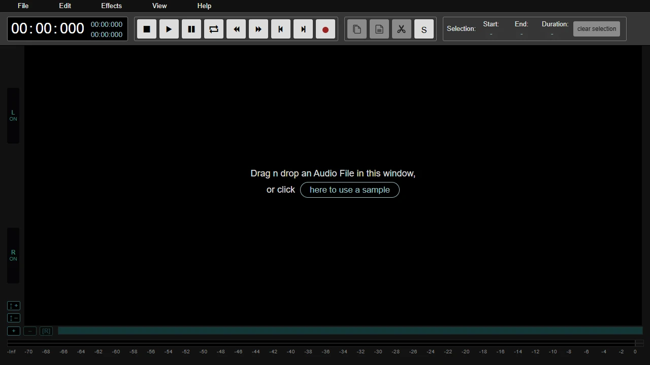 Screenshot of Audiomass