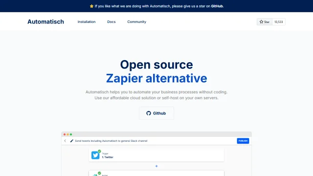 Screenshot of Automatisch