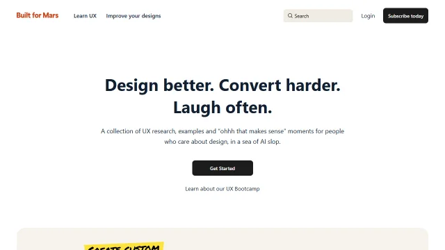 Screenshot of Built for Mars