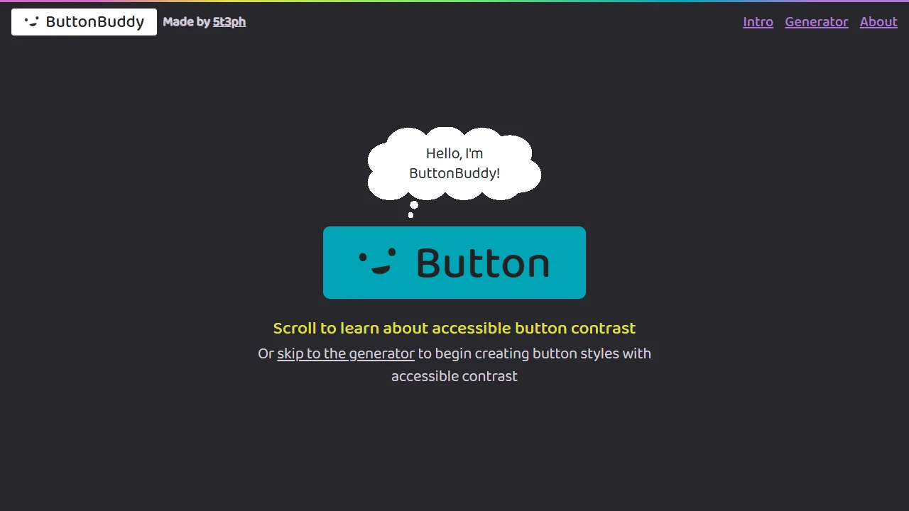 Screenshot of Button Buddy