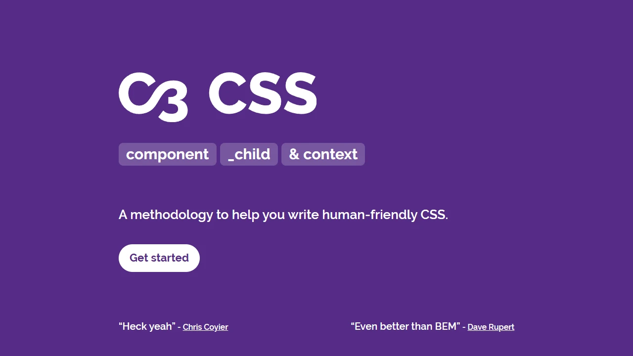 Screenshot of C3 CSS