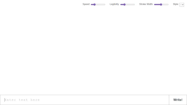 Screenshot of Calligrapher.ai