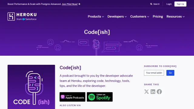 Screenshot of Code[ish]