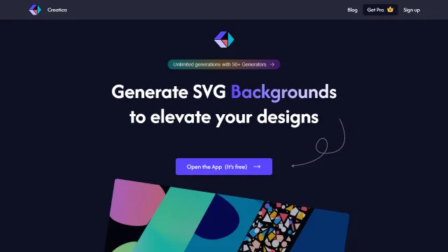 Screenshot of Creatica