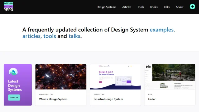 Screenshot of Design Systems Repo