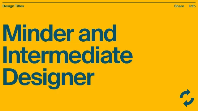 Screenshot of Design Titles