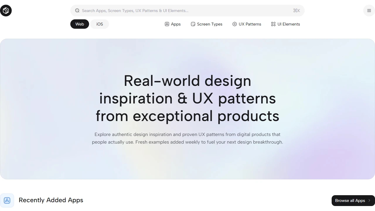 Screenshot of Design Vault