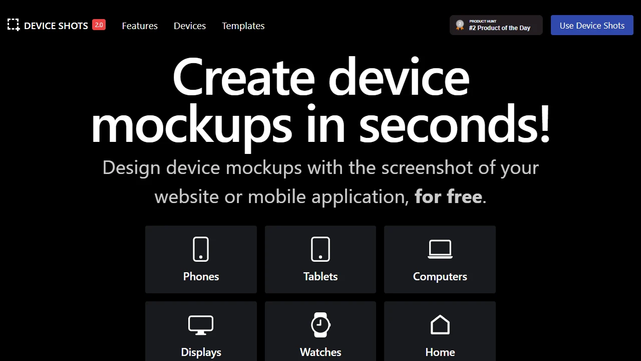 Screenshot of Device Shots