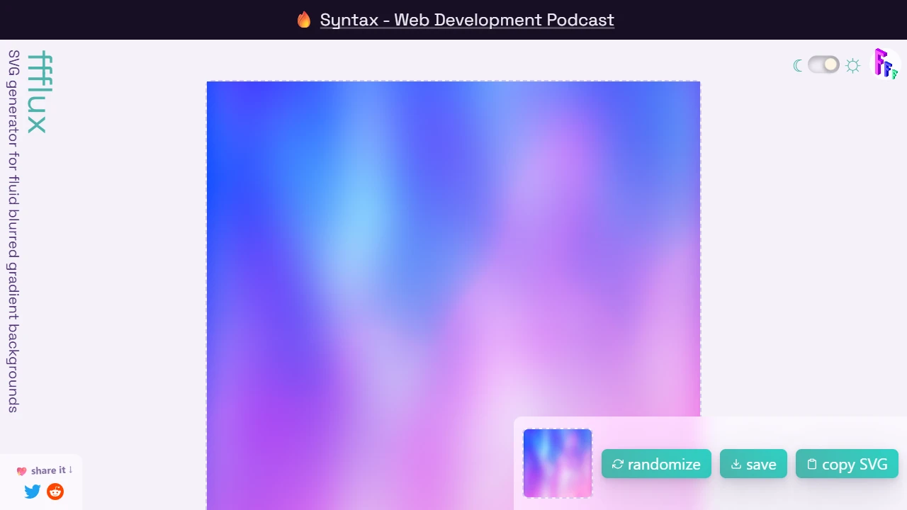 Screenshot of Ffflux