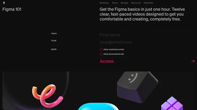 Screenshot of Figma 101