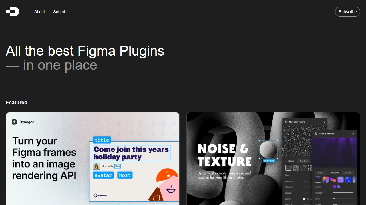 Screenshot of Figma Plugins