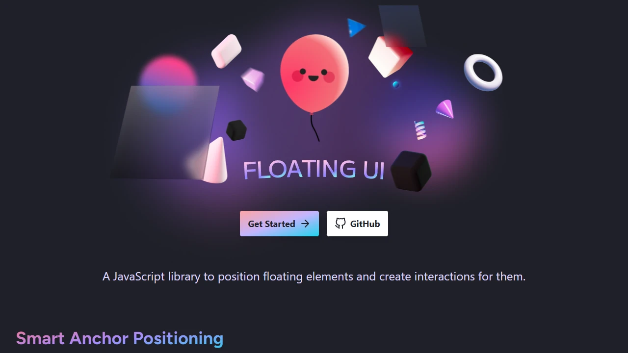 Screenshot of Floating UI