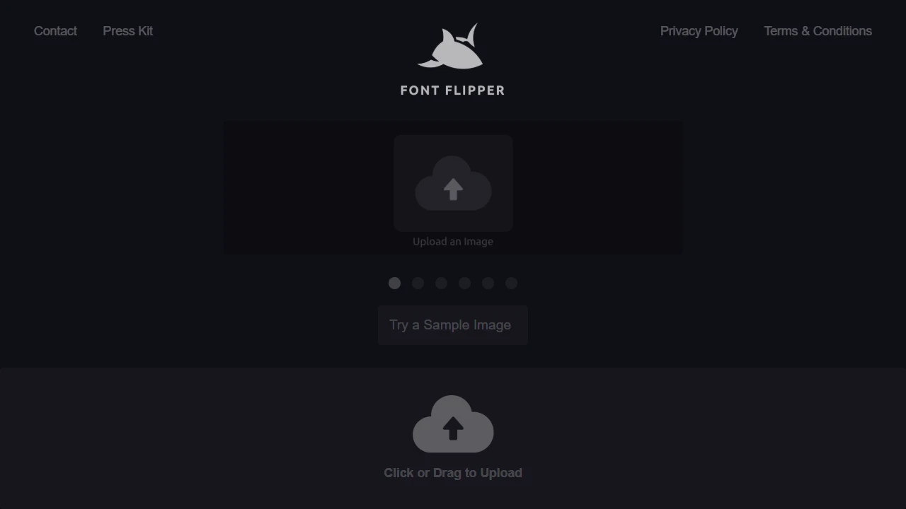 Screenshot of Font Flipper