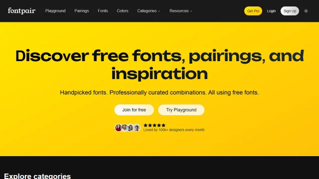 Screenshot of FontPair