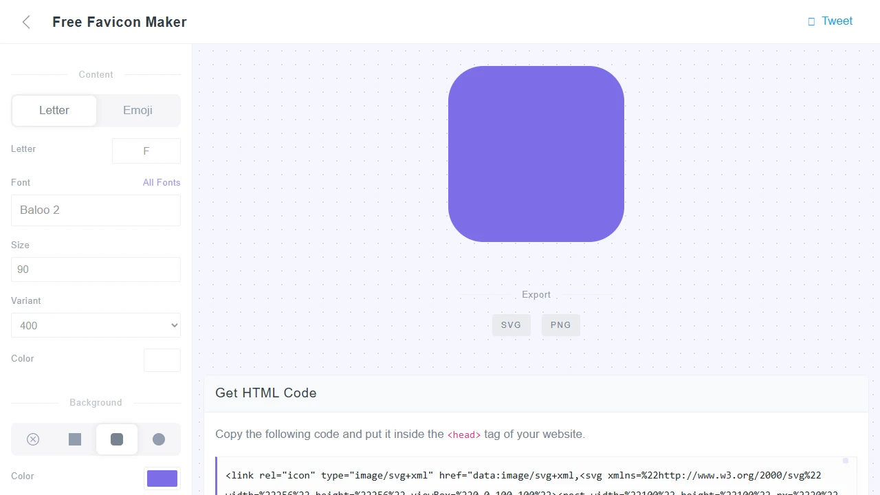 Screenshot of Free Favicon Maker