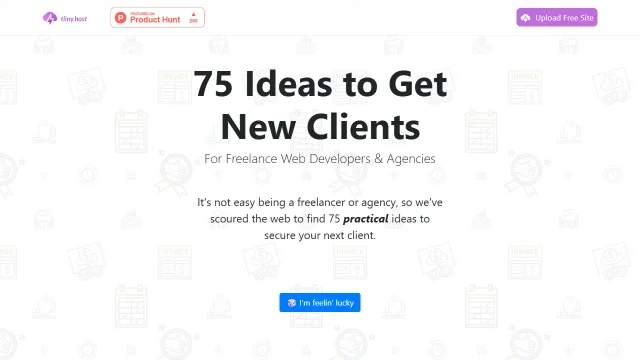Screenshot of Get More Clients