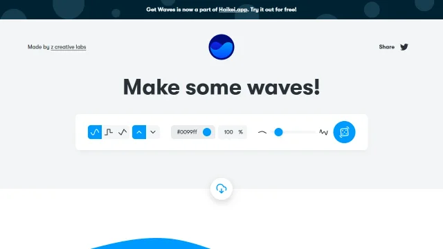 Screenshot of Get Waves