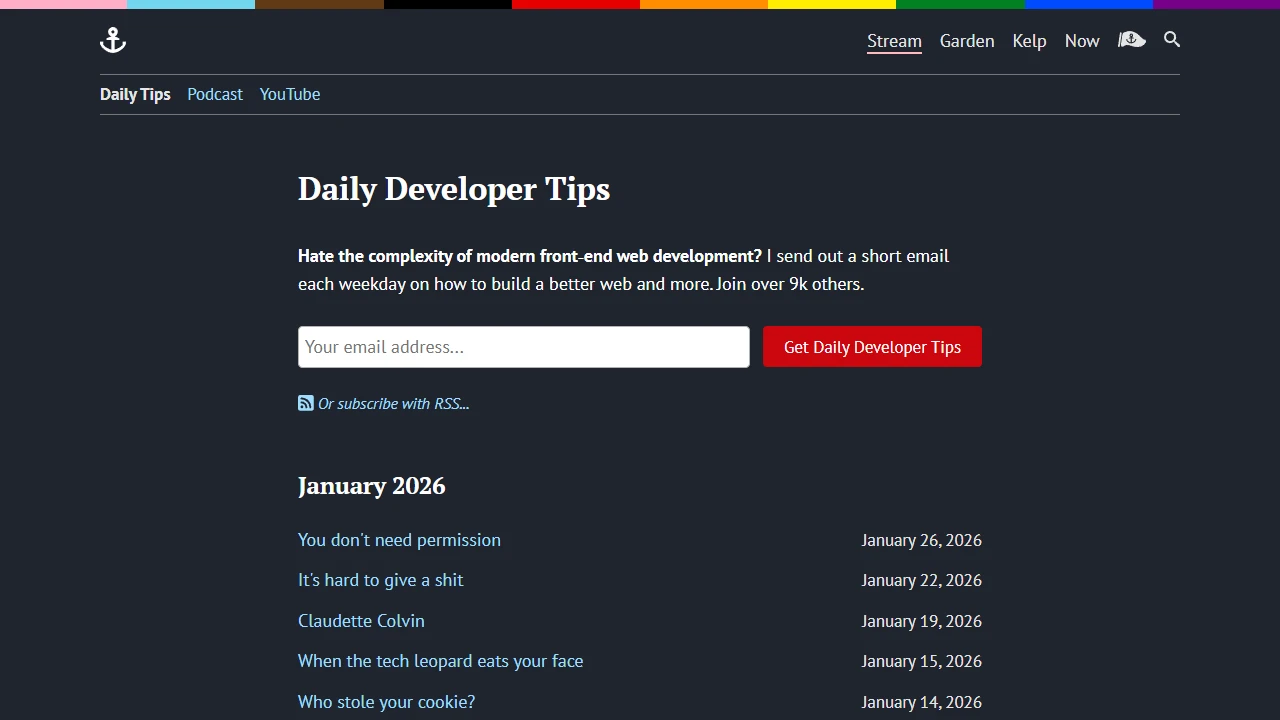 Screenshot of Go Make Things