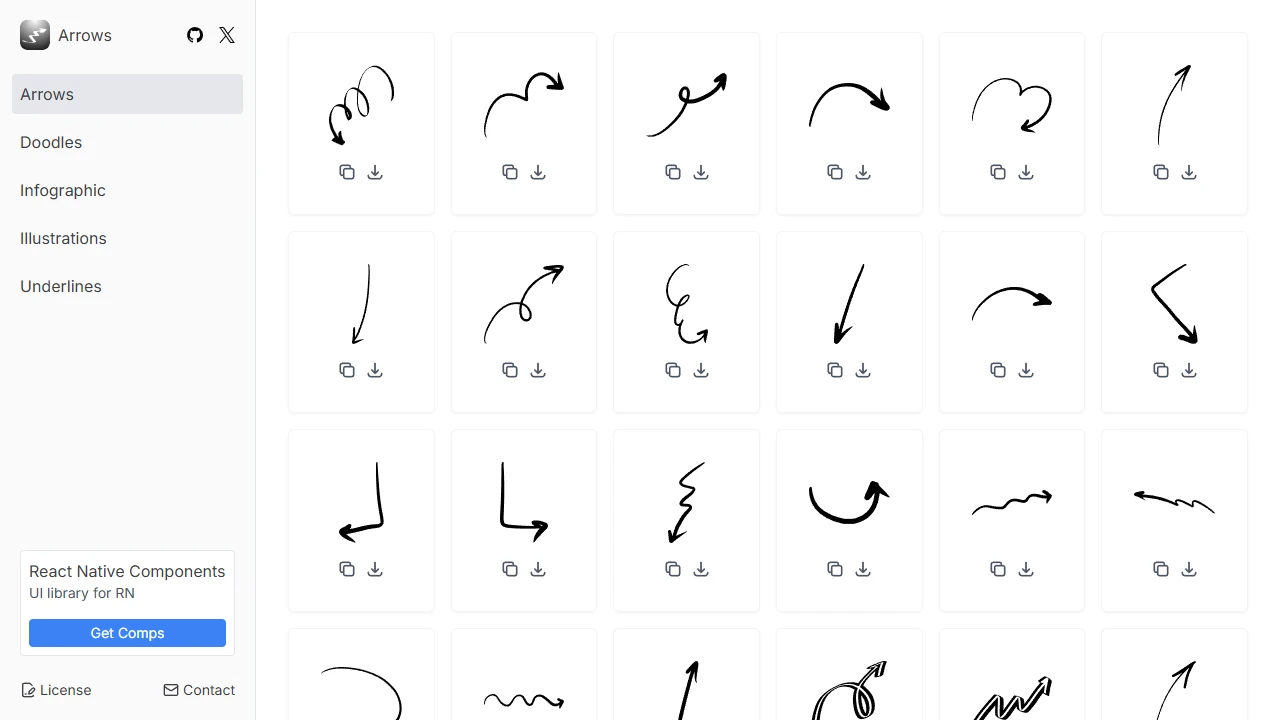 Screenshot of Handy Arrows