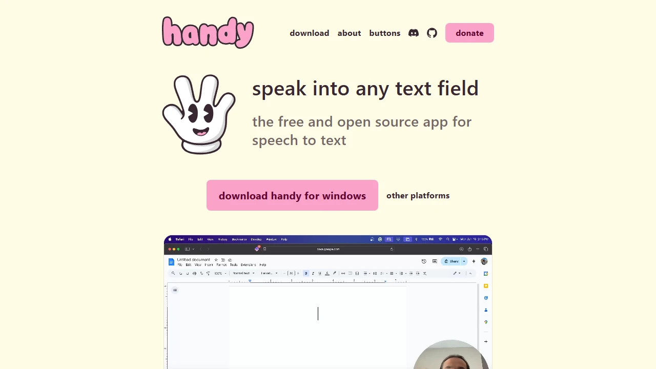 Screenshot of Handy Computer