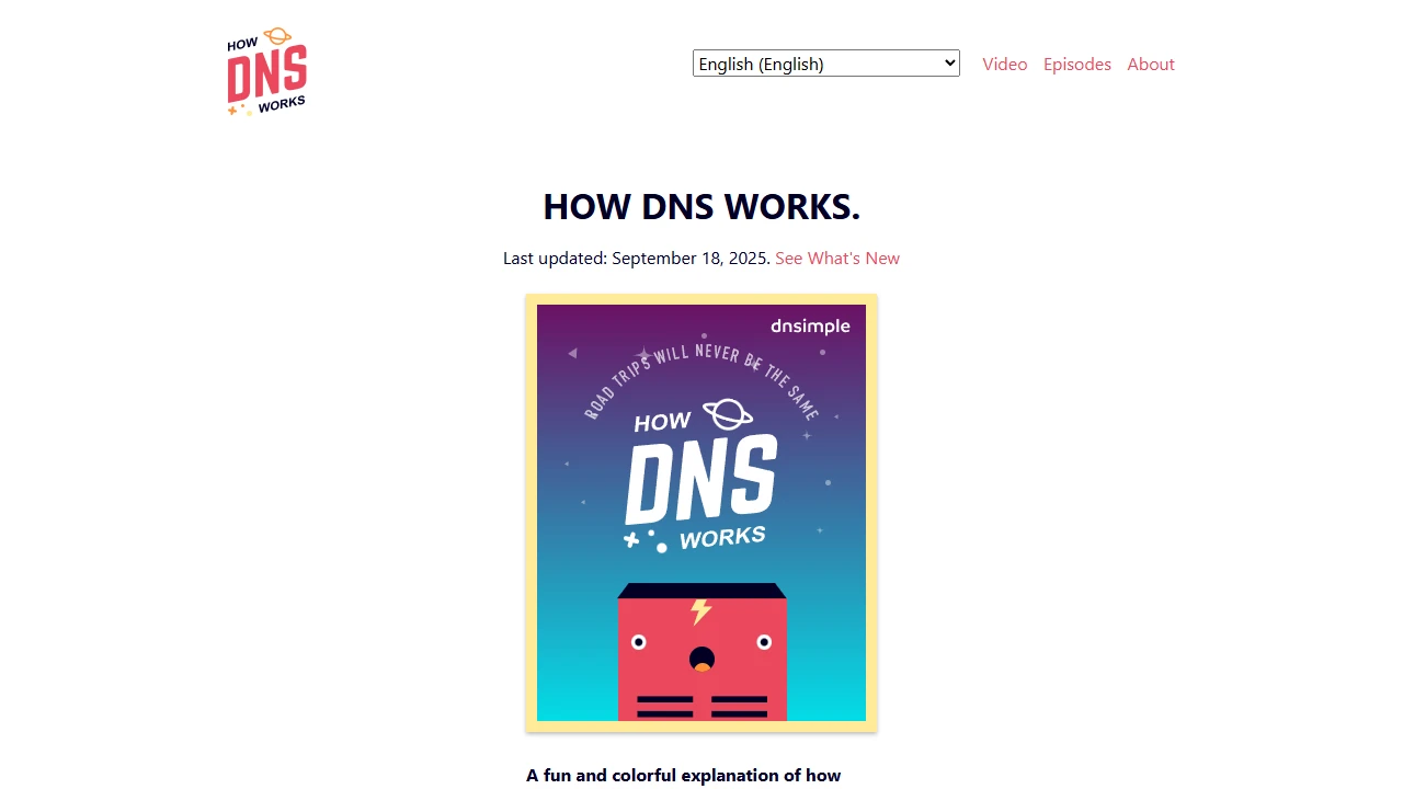 Screenshot of How DNS Works
