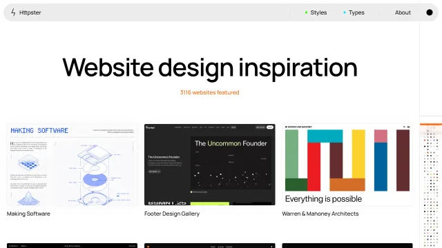 Screenshot of Httpster