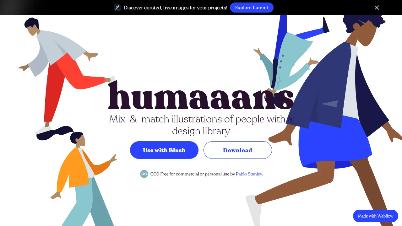 Screenshot of Humaaans