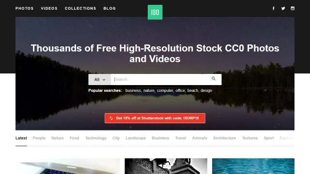 Screenshot of ISO Republic