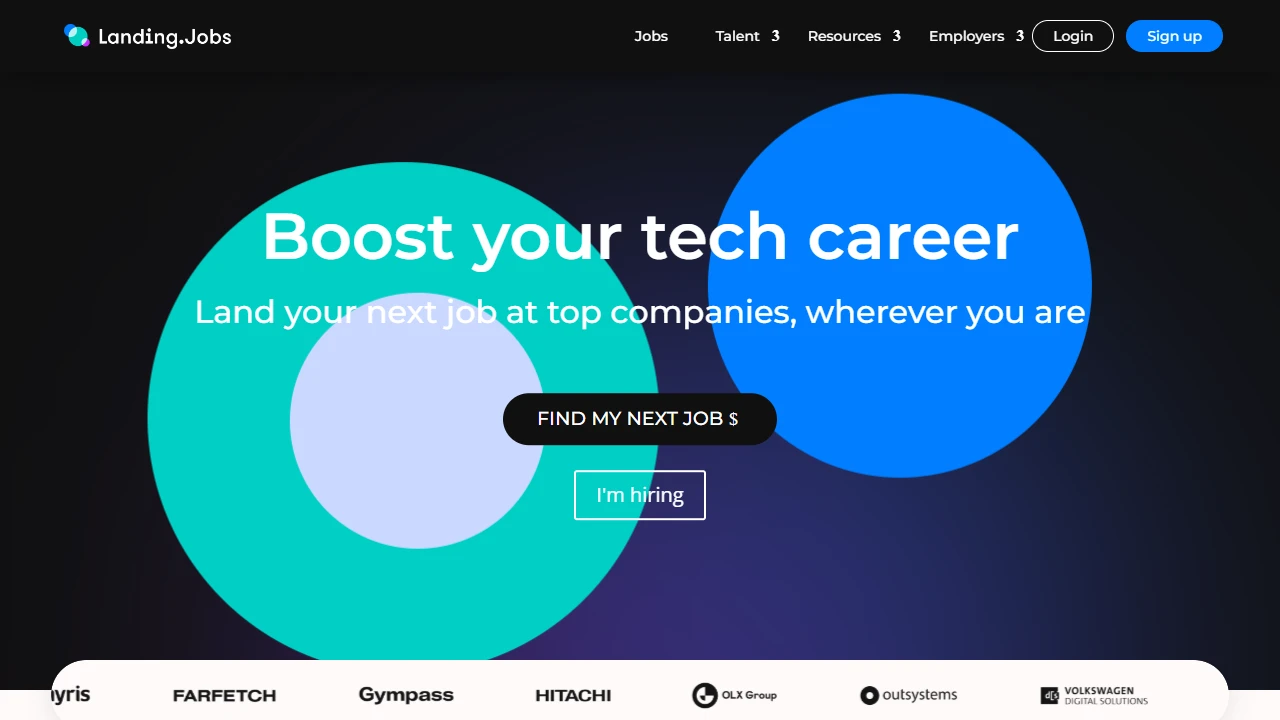 Screenshot of Landing.jobs