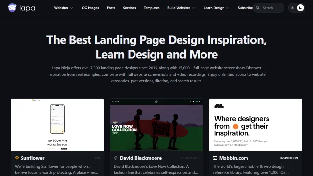 Screenshot of Lapa Ninja