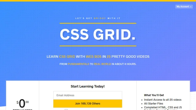 Screenshot of Learn CSS Grid