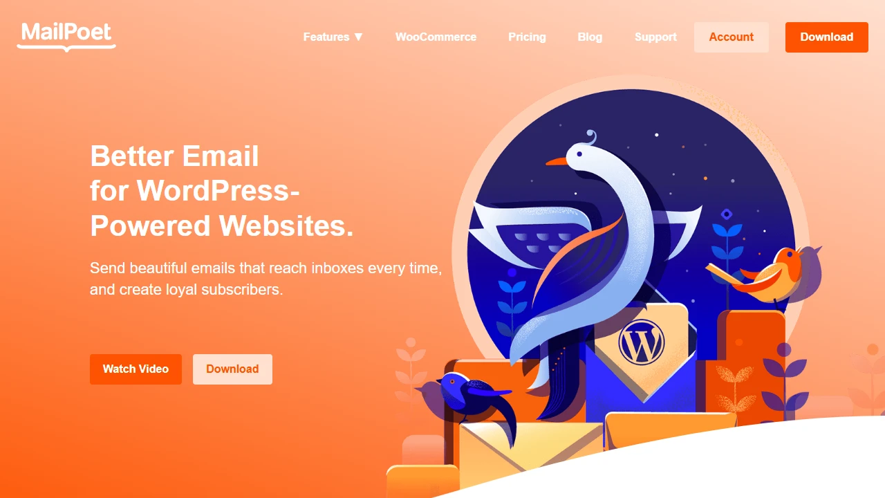 Screenshot of MailPoet