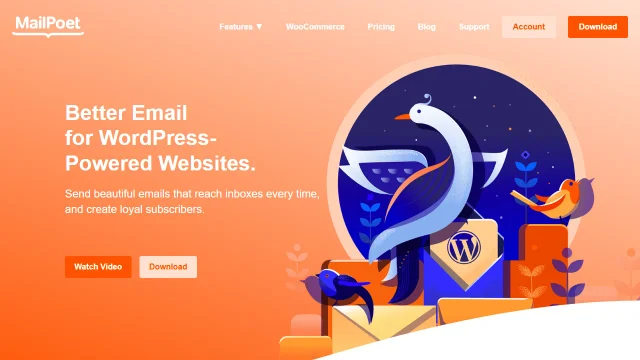 Screenshot of MailPoet