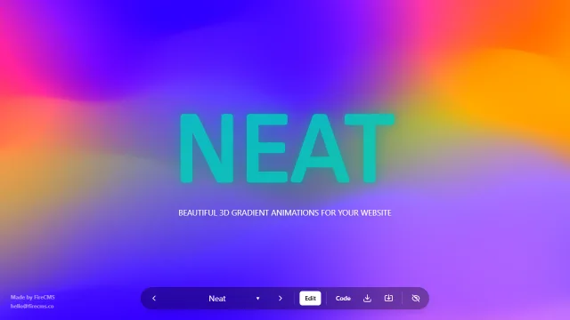 Screenshot of NEAT