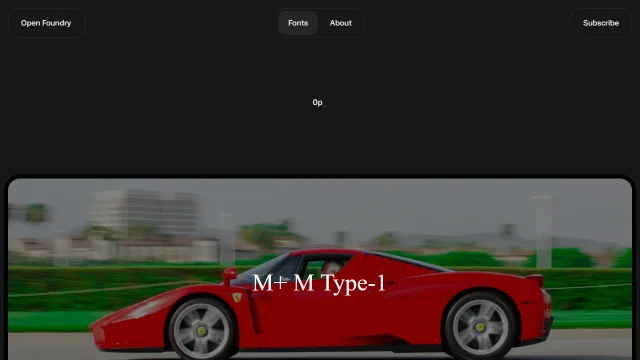 Screenshot of Open Foundry