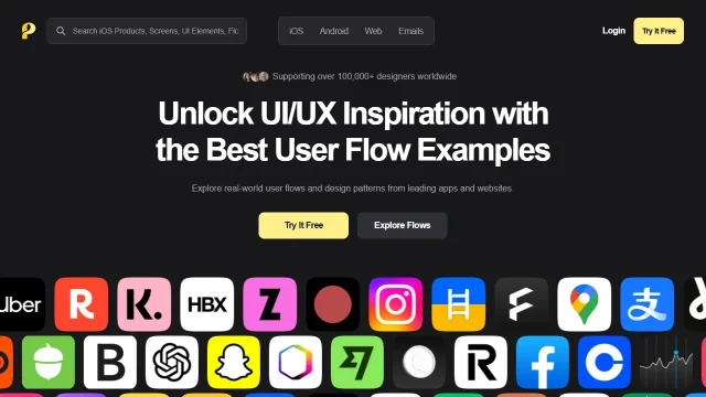 Screenshot of Pageflows