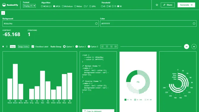 Screenshot of Randoma11y