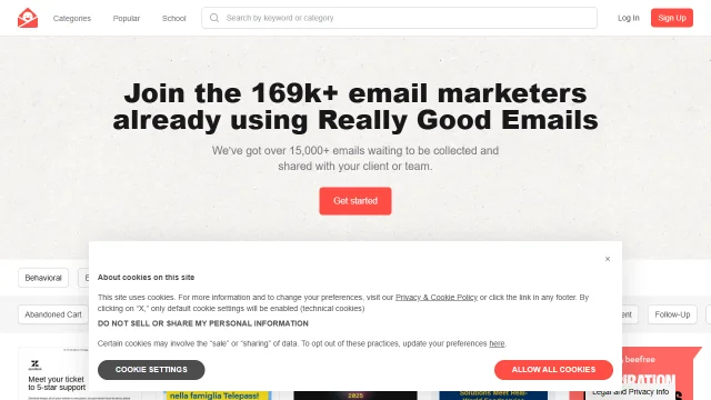 Screenshot of Really Good Emails