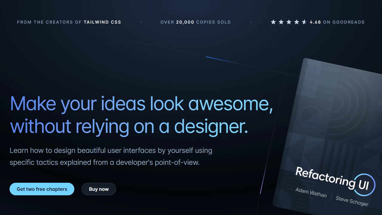 Screenshot of Refactoring UI