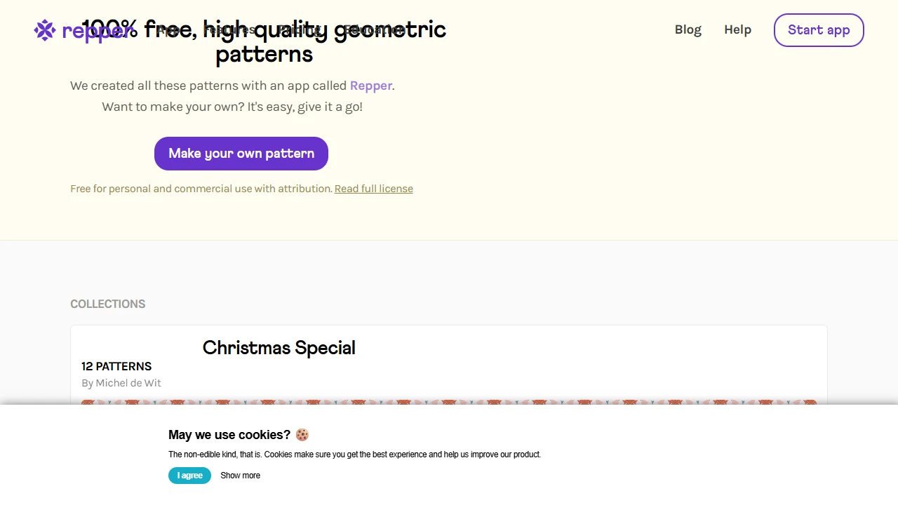 Screenshot of Repper Patterns