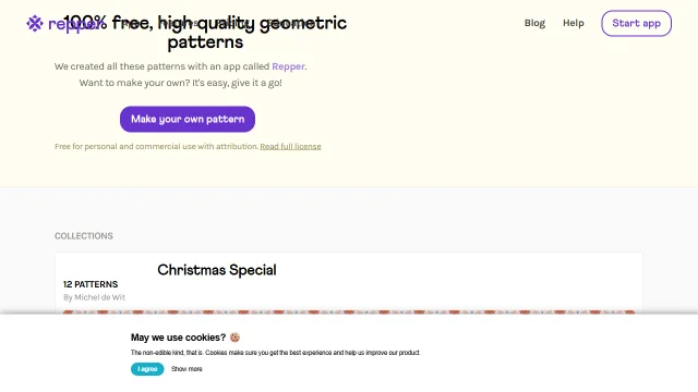 Screenshot of Repper Patterns