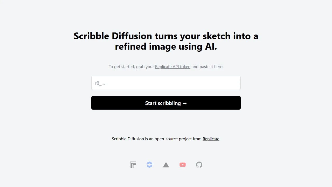Screenshot of Scribble Diffusion