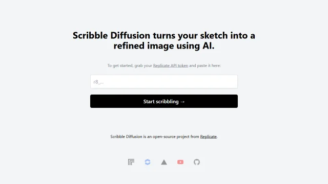 Screenshot of Scribble Diffusion