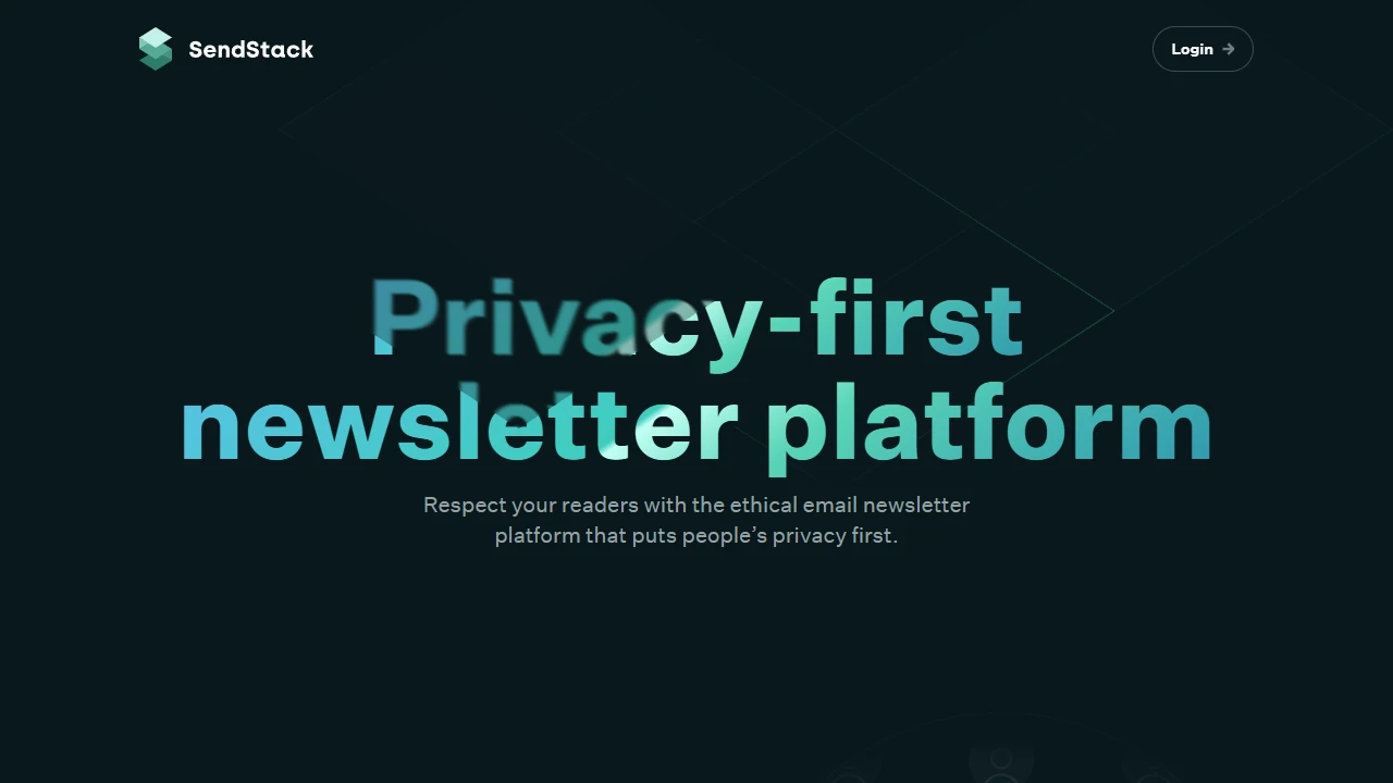 Screenshot of SendStack