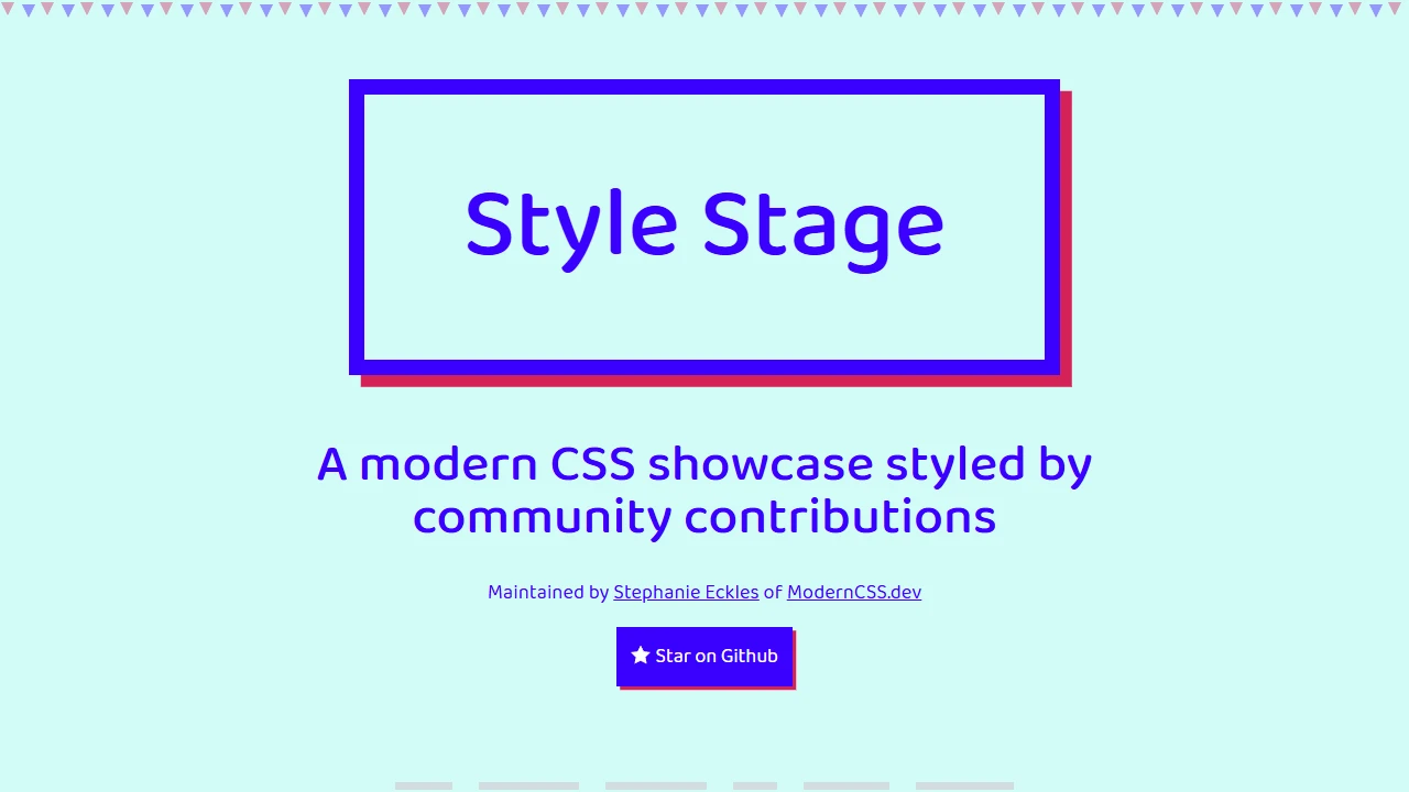 Screenshot of Style Stage