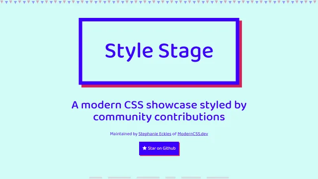 Screenshot of Style Stage