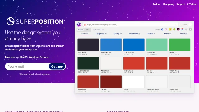 Screenshot of Superposition