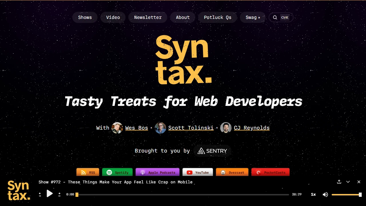 Screenshot of Syntax