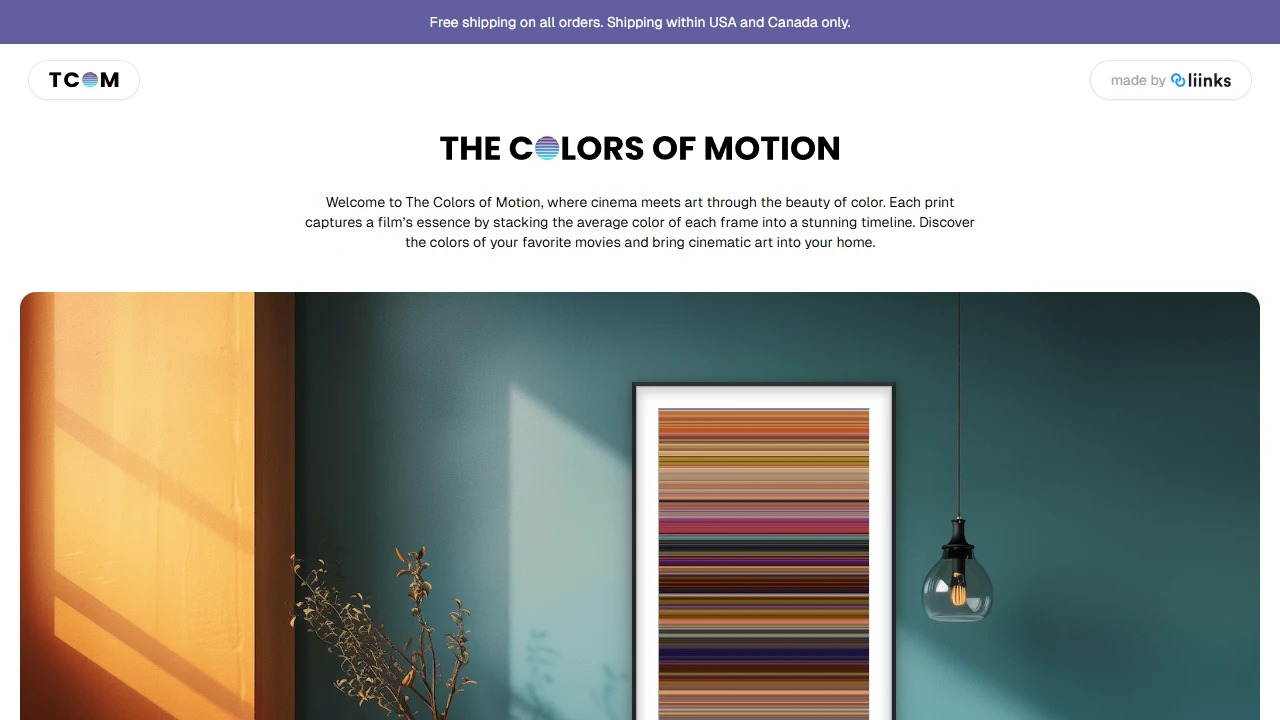 Screenshot of The Colors of Motion